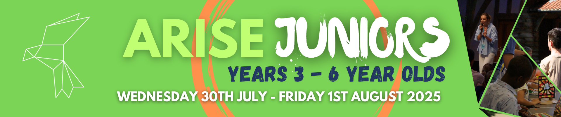 Arise Juniors banner - website